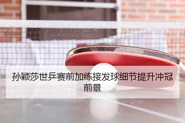 孙颖莎世乒赛前加练接发球细节提升冲冠前景